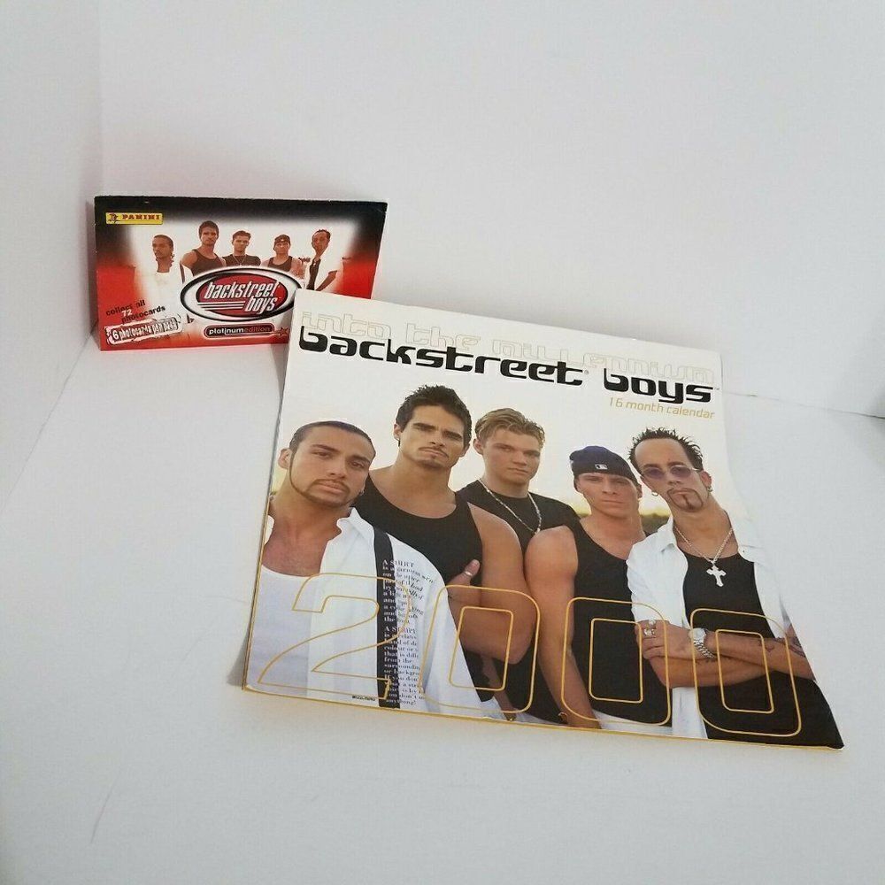 VINTAGE Backstreet Boys 2000 Calendar Panini Photocards 1999 American Boy Band